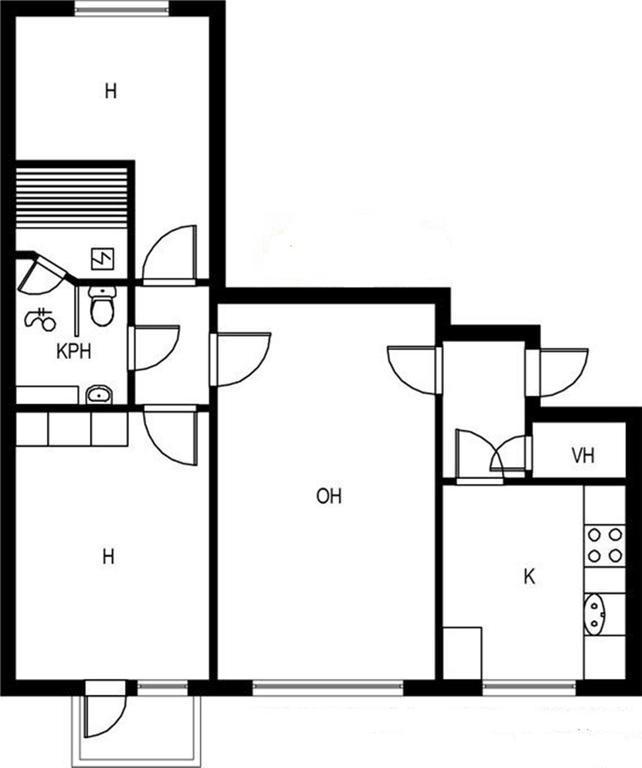 Borent Suite Apartment Турку Стая снимка
